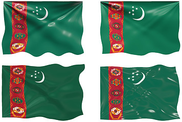 Image showing Flag of Turkmenistan