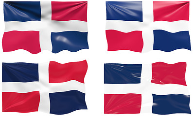 Image showing Flag of dominican republic