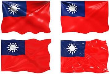 Image showing Flag of Republic of China Taiwan