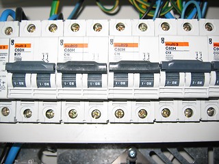 Image showing Inside a fusebox