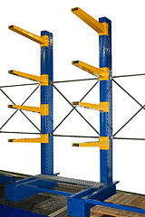 Image showing Warehouse shelf