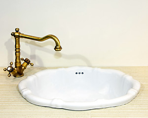 Image showing Rustic faucet