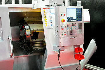 Image showing Lathe machinery 2