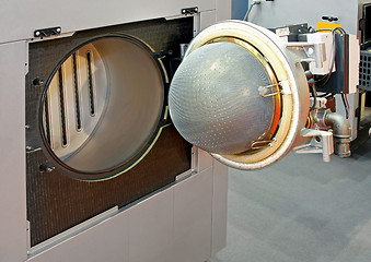 Image showing Burner open