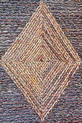Image showing Geometric rattan