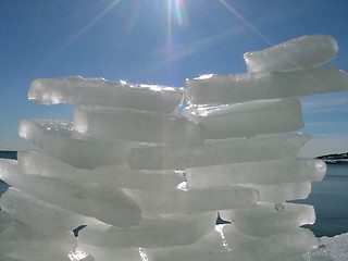 Image showing Ice wall