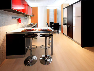 Image showing Contemporary kitchen 2