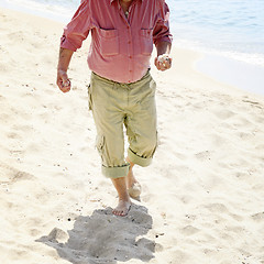 Image showing Sport on the beach