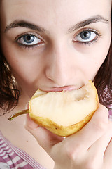 Image showing Hungry woman