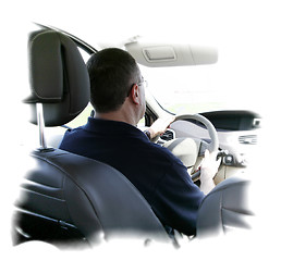 Image showing Car driver