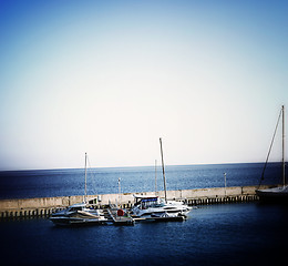 Image showing Sailing boats