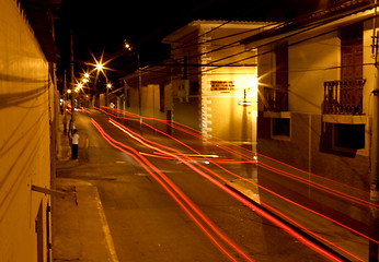 Image showing Cars At Night