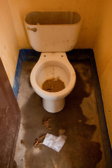 Image showing Dirty Toilet