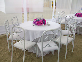 Image showing Decoration on a Beachparty