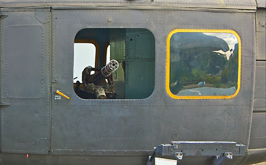 Image showing Helicopter at the Saigon War Museum - Vietnam