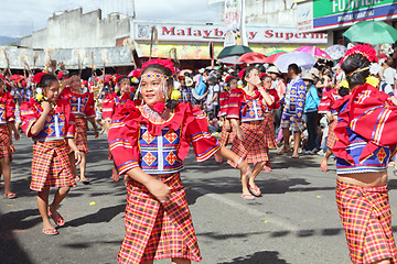 Image showing Tribal street dancing Bukidnon Philippines