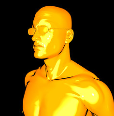 Image showing yellow man