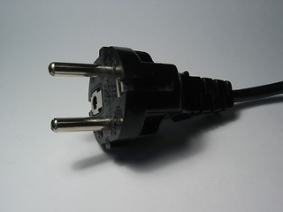 Image showing A power plug