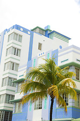 Image showing historic art deco architecture buildings south