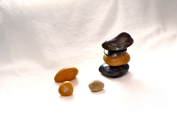 Image showing balanced zen stones