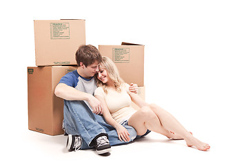 Image showing Moving couple