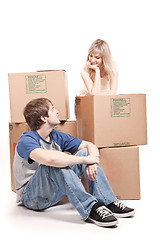 Image showing Moving couple