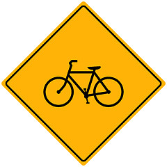 Image showing Bicycle Sign