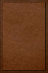 Image showing Red leather book cover