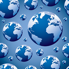 Image showing world globe seamless