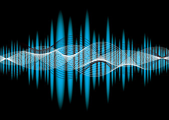 Image showing music equaliser wave