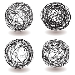 Image showing scribble ball icon