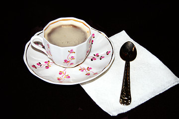 Image showing A cup of coffee