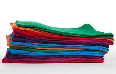 Image showing Pile of color socks