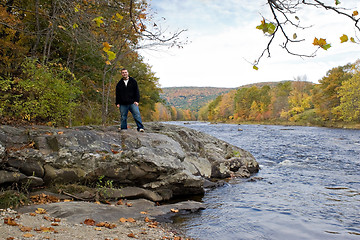 Image showing Vermont River Man