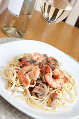 Image showing Shrimp Scampi with Linguine