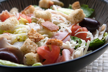 Image showing Antipasto Chefs Salad