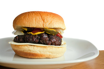 Image showing Homemade Hamburger