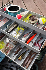 Image showing Fishing Tackle Box