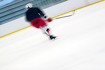 Image showing Hockey Player Abtract
