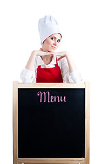 Image showing Chef offer new menu