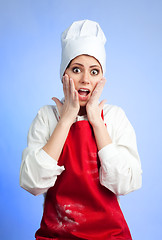 Image showing Sad shocked chef