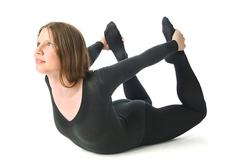 Image showing Exercising woman