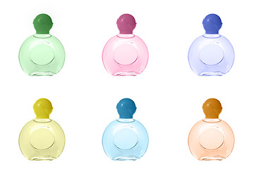 Image showing Perfume bottles