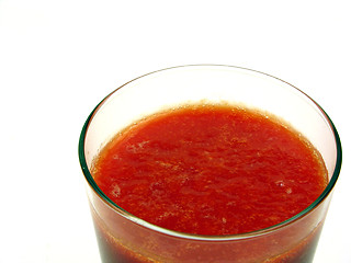 Image showing Red tomato juice