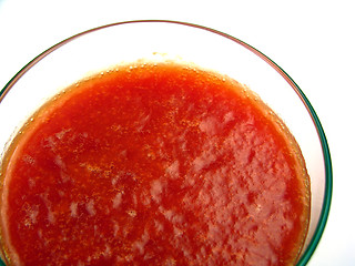 Image showing Red tomato juice