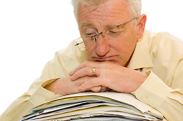 Image showing Overworked