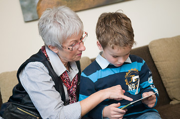 Image showing Reading a book