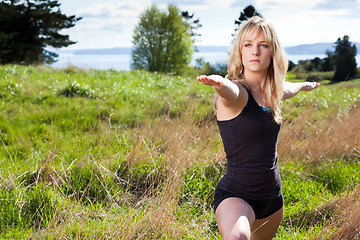 Image showing Yoga woman