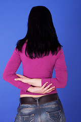 Image showing woman back