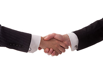 Image showing handshake between two businessmen